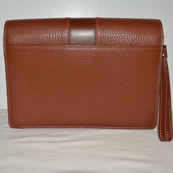 BURBERRY london clutches brown leather - Picture 11 of 16